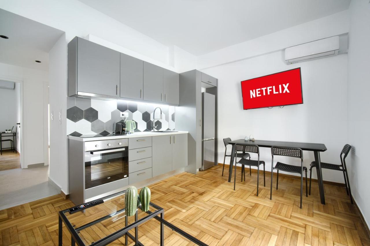 Majestic Flat With Huge Terrace In The Center Апартаменты Афины